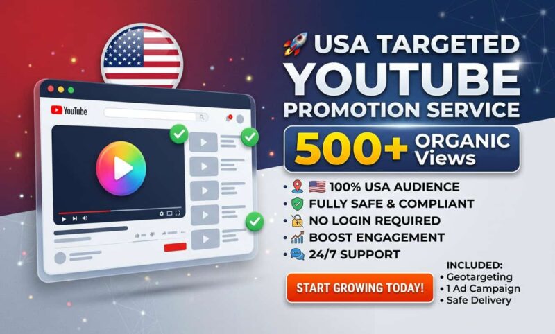 usa youtube organic traffic